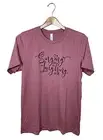 JCS Wildlife Singing Birds and Laughing Bees Heather Mauve Shirt