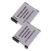 2x Battery for Panasonic DMW-BCM13 65141 Lumix DMC-FT5 TZ41 TZ58 TZ61 TZ71 ZS30