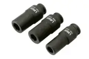 Laser Tools Weighted Socket Set 1/2"D 3pc 17, 19 & 21mm Single Hex 8953