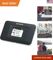 Mobile Wi-Fi Hotspot, 4G LTE Router , 400Mbps Download Speed, Connect Up to 1...