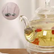3pcs Durable Stainless Steel Tea Infuser Nozzle Spring Strainer Teapot F===