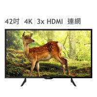 好市多代購電視夏普 42吋 4K UHD 智慧連網液晶顯示器不含視訊盒商品編號:#135756