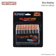 24 x Bullets Soft Head Foam Darts Refill Fit Dart Blaster Toy Kids Adults