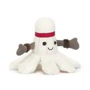 Cute and Fun Sports Badminton Plush Toy Plush Decorative Doll to Send Friends Surprise Gift Ornaments White