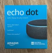 Amazon Echo Dot (3rd Generation) Smart Speaker - Charcoal; New - Sealed Box