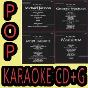 Karaoke CD+G Backstage Pop Tracks 4 Disc George Michael,Madonna,Michael Jackson+