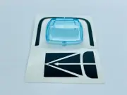 Hot Wheels Redline ( BREAKAWAY BUCKET GLASS + FLAT BLACK DECAL SET
