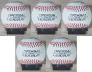 5 Pack Baseball Wall Mount Great for Autographed Ball Grab & Go Game Ball