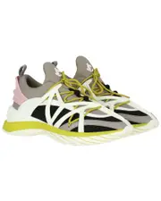 Jimmy Choo Cosmos/F Neoprene & Leather Sneaker