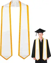 [Frfik] Graduation Shawl Stole - Stylish Student Graduation Stole Graduation Stole Class Of 2024,72-Inch Long Adult Plain Stole Graduation Stole Sash For Women Men