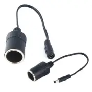 Cigarette Power Cable 5.5mm x 2.1mm Adapter for UPS Backup