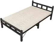 JSEIAJB Folding Bed Company Home Office Lunch Break Two Folding Bed Dormitory Outdoor Single Folding Beds(90cm)