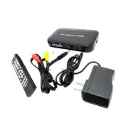 A28D USB SD MMC HDMI VGA AV YPbPr Multi TV Media Player+1080p IR Fernbedienung