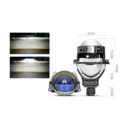 3'' Laser Headlight Bi LED Projector Lens Hi/Low Beam Universal 2pcs (for: Ford)