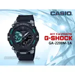 CASIO 時計屋 卡西歐 手錶 GA-2200M-1A G-SHOCK 碳核心防護構造 防震 防水 GA-2200M