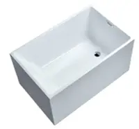 在飛比找Yahoo!奇摩拍賣優惠-方形獨立小浴缸  尺寸:125x59x56(德浦廚衛)