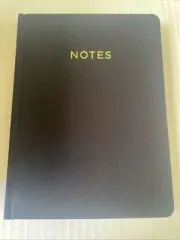 NEW Threshold Linen Like Cover “Notes”Journal Lined Paper 120 Sheets 8”