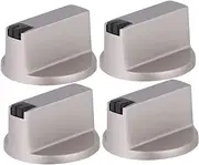 [CALLARON] 4pcs Metal Gas Stove Knobs and Ergonomic Replacement for Kitchen Cooktops Easy to Grip and Control Compatible Gas Oven Models