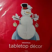 Christmas Party Centerpiece Snowman Crepe Paper Honeycomb 2007