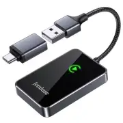 Wireless CarPlay Adapter for Apple iPhone, 2024 Upgraded Car Play Dongle Conv...