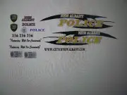 New Albany Indiana Police Patrol Car Decals 1:64 two for one money