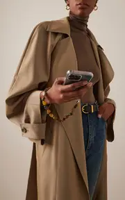 [Ossa] Gemstone Wristlet Phone Strap