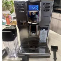 在飛比找蝦皮購物優惠-二手全機不銹鋼 飛利浦咖啡機 Saeco 全自動拿鐵咖啡機