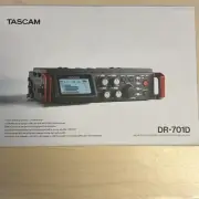 TASCAM DR-701D Field Recorder with onboard Omni Mic - BRAND NEW IN BOX US SELLER