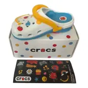 McDonald's Mini Crocs Clips #1 Colorful Dots 2024 Happy Meal Toy Key Chain