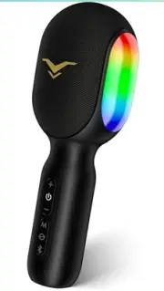 Wireless Bluetooth Karaoke Microphone 5-in-1 Portable Handheld Mic Speaker