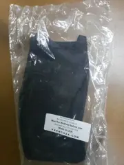 black fabric face mask adult 1 size reusable washable