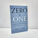 從零到一英文版ZERO TO ONE PETER THIEL 英文版0-1