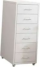 WeiLaiKeQi Drawer Dresser Chest Storage Dresser Bedroom Closet Small Space Hallway Entryway Fashion Modern Organizer Chest Storage Tower, White