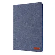 For Ipad 10.2 Cloth Style Tpu Flat Protective Shell(Blue)