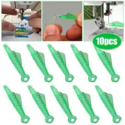 10X Fish Type Auto Needle Threader Wire Loop DIY For Sewing Embroidery Machine