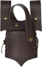 Scabbard Strap, Cowhide Knights Scabbard Bag PU Leather, Scabbard Holder Holder Leather Hanging Belt Scabbard Mounting Device for Multiple Roles, Fit a Wide Variety of Swords and Scabbards/293