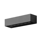 Dash Rectangular Exterior Wall Light 8W Dark Grey 5000K - 19903