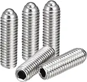 uxcell Ball Point Set Screws, M5 x 16mm 304 Stainless Steel Metric Spring Hex Socket Screw 20pcs