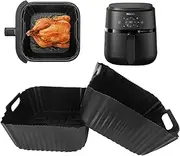 GADITIEK Pack of 2 Silicone Mould Hot Air Fryer Accessories for Philips Airfryer 2000 Series 4.2 L, Air Fryer Silicone Insert, Baking Mould Accessories for 2000 Series ‎NA229/00 Philips 4.1 L HD9252