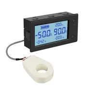 Smart Energy Meter for Solar Systems - 0-300V Voltage & 200A Current Measurement