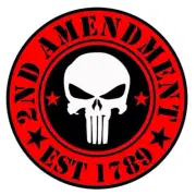 Gun 2nd Amendment 1789 Issued DECAL Round Die-cut STICKER