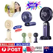 Mini Hand-held Fan Portable Folding Desk Fan Cooler Cooling USB Rechargeable FZ