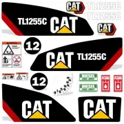 Decal Kit fits CAT TL1255C Telescopic Forklift Complete TL Sticker 7yr Vinyl USA