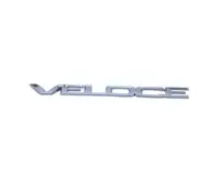 For Alfa Romeo Veloce Logo Emblem Sticker Boot Trunk Rear Badge Silver