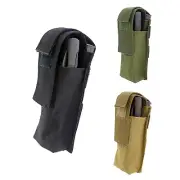 Military Molle Portable Medical EMT Scissor Pouch Camping Flashlight Bag