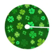 St. Patrick's Day Tree Skirt Tree Skirt for 36 Inch St. Patrick's Day Clover