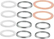 Essential Auto Parts 12pcs Differential Gasket and Washer Set Leak-proof Easy to Install Suitable for Vehicle Models