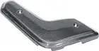 1968-70 Mopar A/B-Body; Bench Seat Hinge Covers; Black