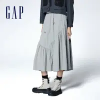 在飛比找蝦皮商城優惠-Gap 女裝 鬆緊中長裙-灰色(872460)