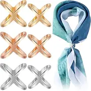 [Joez Wonderful] Scarf Ring Scarf Clips,Scarf Ring Clip Scarf Slide Buckle for Women